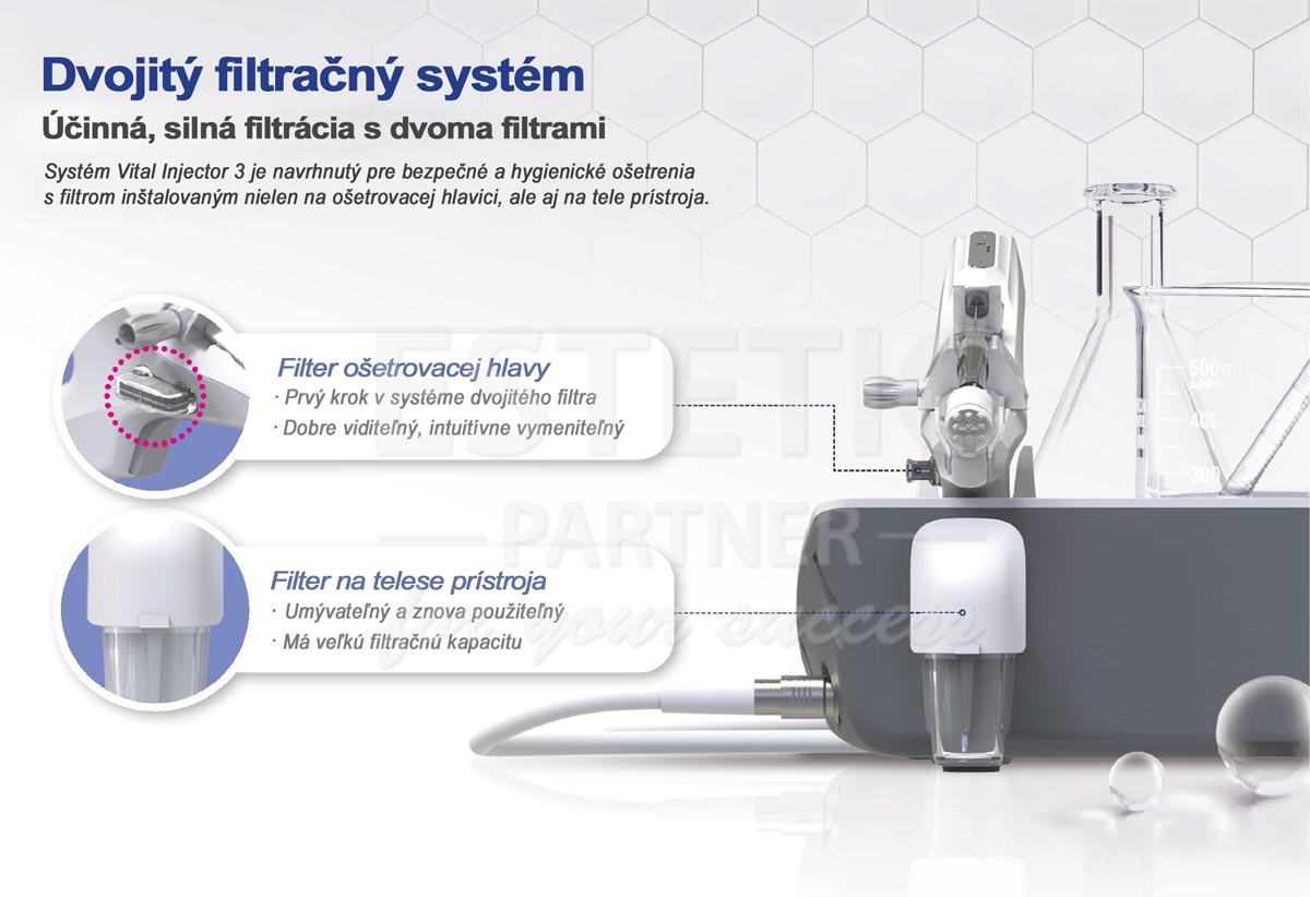 EunSung Vital Injector 3 - Dvojitý filtračný systém i